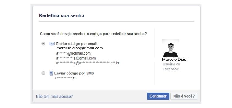 Como recuperar senha do Facebook pelo celular ou PC