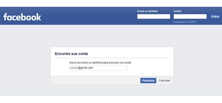 Como Recuperar Senha do Facebook